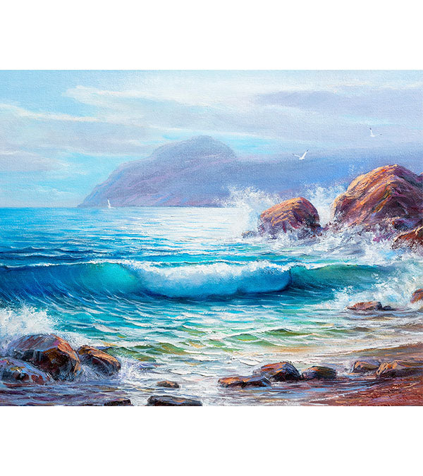 Relaxing Ocean View Paint by Numbers – Art Providore
